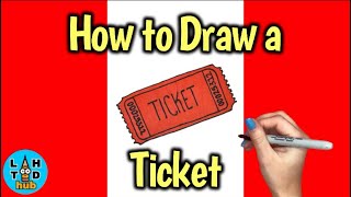 How to Draw a Ticket Easy!