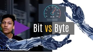 Big Difference Between Bit and Byte 0⃣0⃣1⃣1⃣0⃣ - Hindi