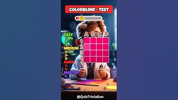 Can You Pass This Color Blind Test? 🎨👀 #shorts #quiz #colorblind  #triviachamps