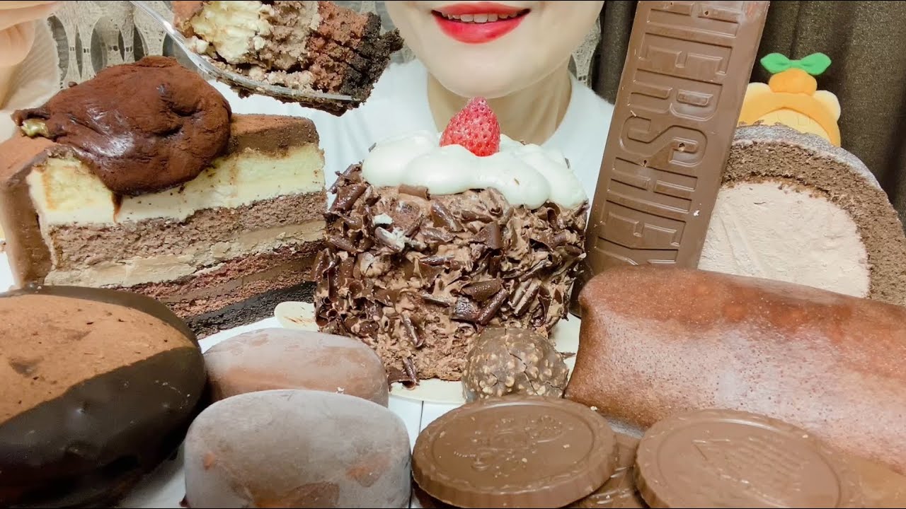 진한 레이어드초코케이크 아메리카노와 찰떡 🍰濃厚なレイヤーチョコケーキアメリカーノと相性抜群