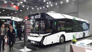 Троллейбус МАЗ 303Т20 и электробус МАЗ 303Е20 на выставке BW Expo