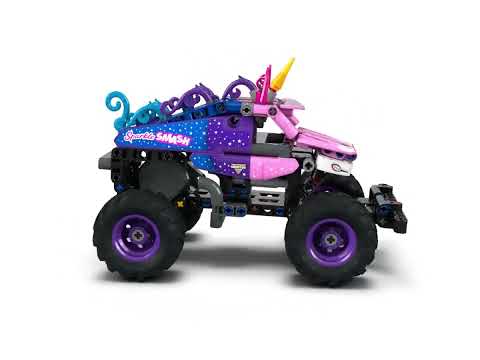 Miniatura del video del prodotto LEGO - TECHNIC Monster Jam Sparkle Smash retrocarica42220