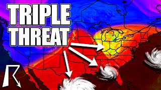 Three Large Storms Brewing In The Atlantic, Hurricanes, Flooding, Tornadoes, and more…