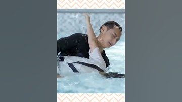 Thumbnail of He saved her when she fell into the swimming pool #love #brighteststarinthesky #short