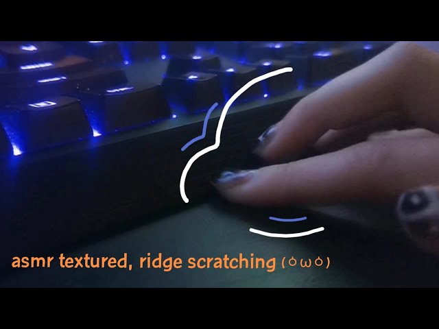 fast and aggressive asmr | textured, ridge scratching