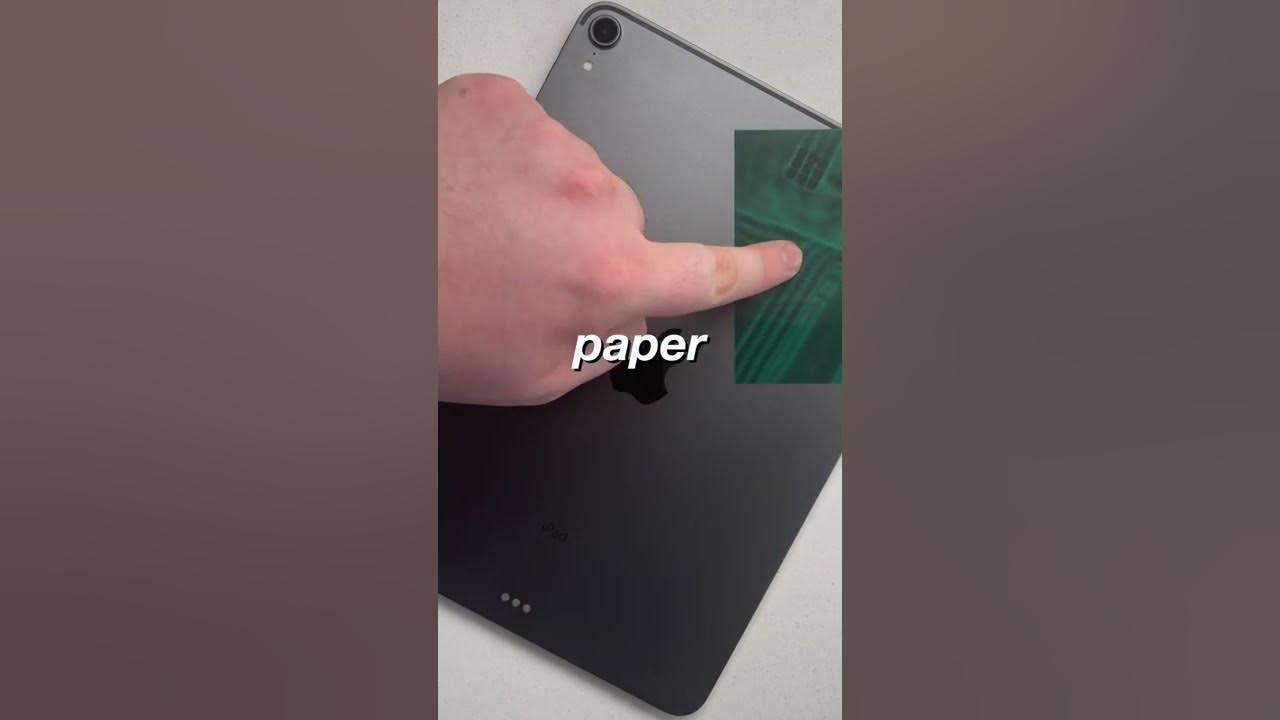 I learned what Magnet Paper is from Marques' iPad Pro Review —