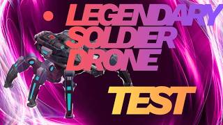 War Commander Legendary Soldier Drone Level 10 Full Tech Test / Weak !!!!