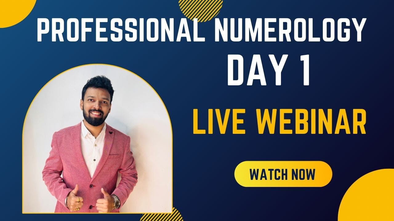 Professional Numerology Workshop DAY 1
