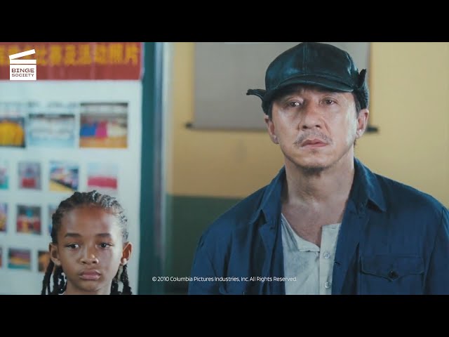 The Karate Kid (2010): The maintenance guy HD CLIP class=