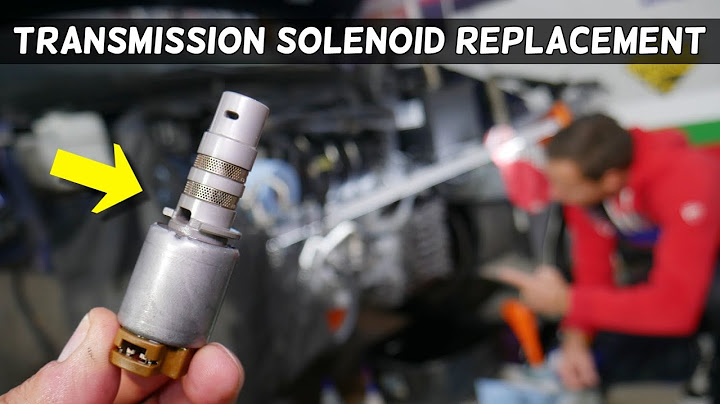 How long does it take to replace a transmission solenoid