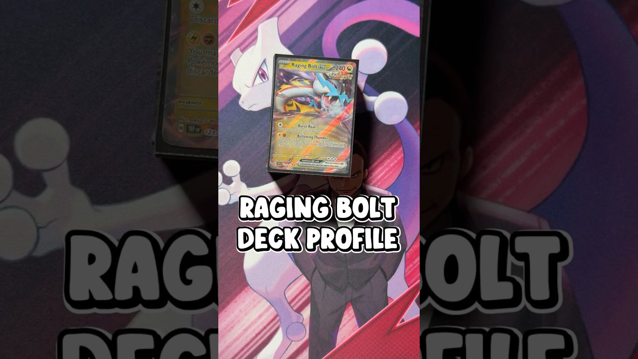 Fast Raging Bolt Decklist! Pokemon TCG Phantasmal Flames 