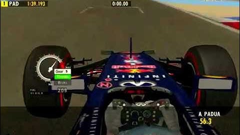 rFactor: F1 WCP 2014 Red Bull RB10 on Bahrain International Circuit