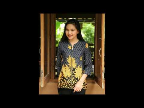  Model  Baju Batik  Wanita  Yang  Cocok  Untuk  Kerja YouTube