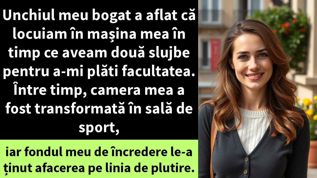 Unchiul meu bogat a aflat că locuiam în mașina mea în timp ce aveam două slujbe pentru a-mi plăti