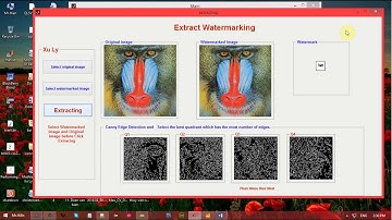 Xây dựng thủy vân số cho ảnh màu dùng miền lai