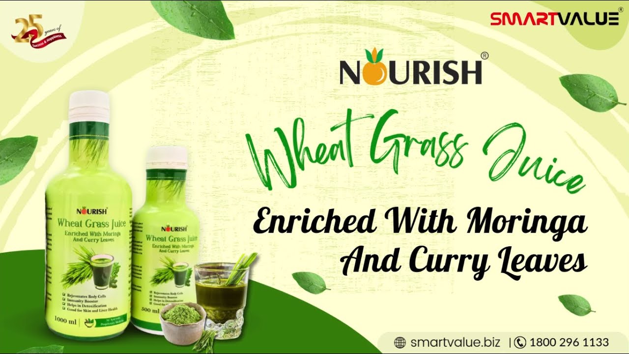 Nourish Wheat Grass Juice: Detox, Rejuvenate & Boost Immunity Naturally