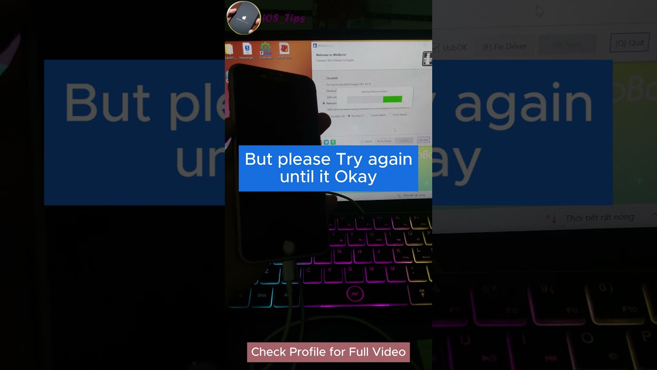 Fix Jailbreak if U Failed to jailbreak #iosoptimization #smartphone #jailbreakiphone