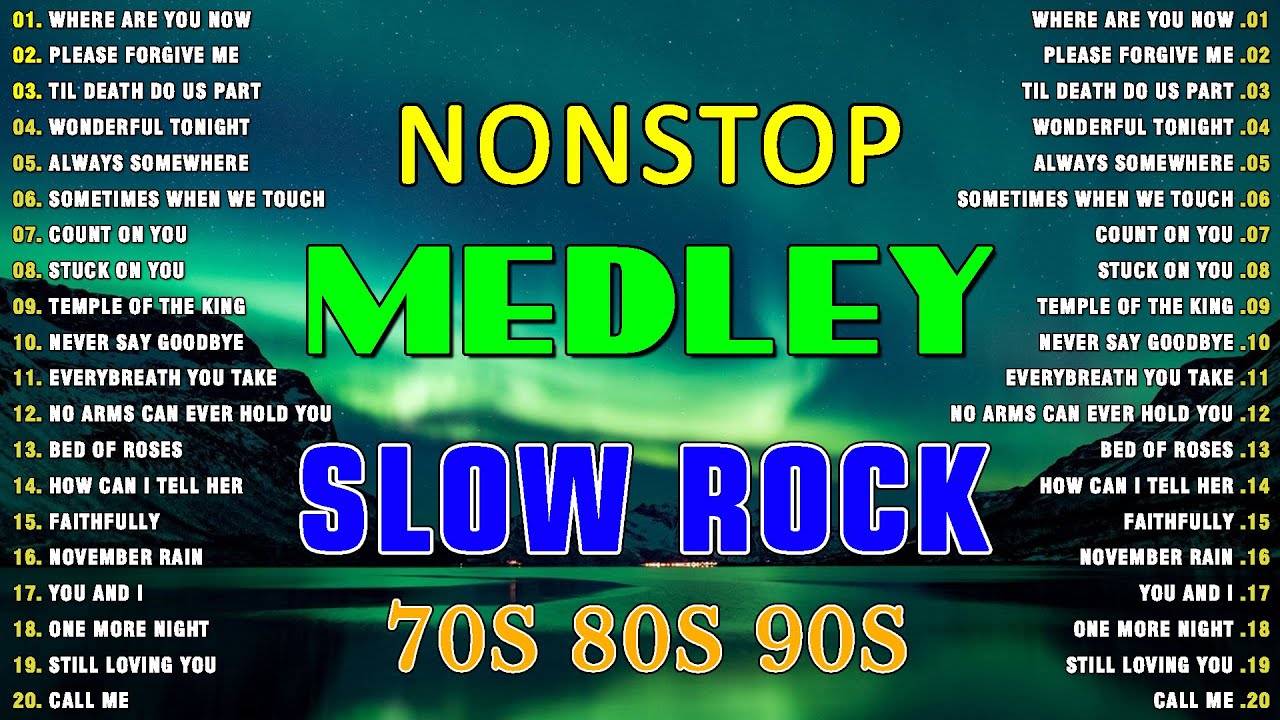 slow rock love songs collection 70s 80s 90s | nonstop slow rock pinoy medley 🎺 best luamang tugtugin