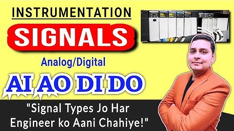 Instrumentation Signals| plc input output signals |instrumentation basics| industrial automation