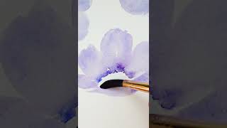 Loose Watercolor Anemone Flower #watercolorflorals #watercolor #looseflorals