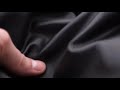Good quality black nappa leather soft smooth genuine leather pieces for diy crafts in black color