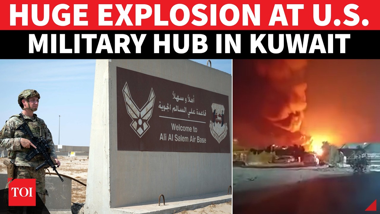 US Air Defence ‘BREACHED’; Iranian Proxies' Drones ‘Directly Hit’ America’s Al Salem Base In Kuwait