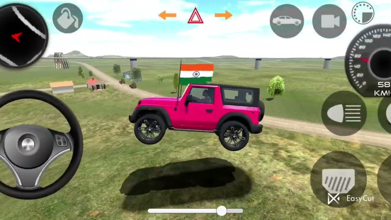 Modified Mahindra Thar😈Games:Indian Red Thar (Gadi Wala Games) Car Game Android Game - #2025