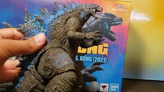 Custom Painted Sh Monsterarts Godzilla 2021 Figure Again