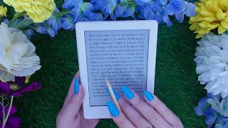 ASMR Inaudible Whisper Reading in Nature 🌿 | clicky mouth sounds, calming garden ambience