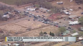 BCSO: Two suspects in custody after shooting at deputies