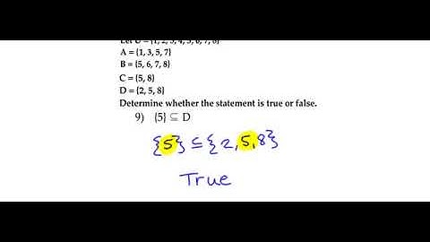 2 2 True False Examples with Subsets