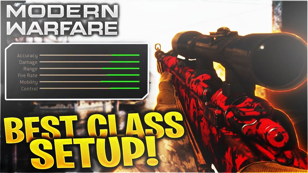 BEST SNIPER TO USE IN MODERN WARFARE! (BEST KAR98k CLASS SETUP) YouTube