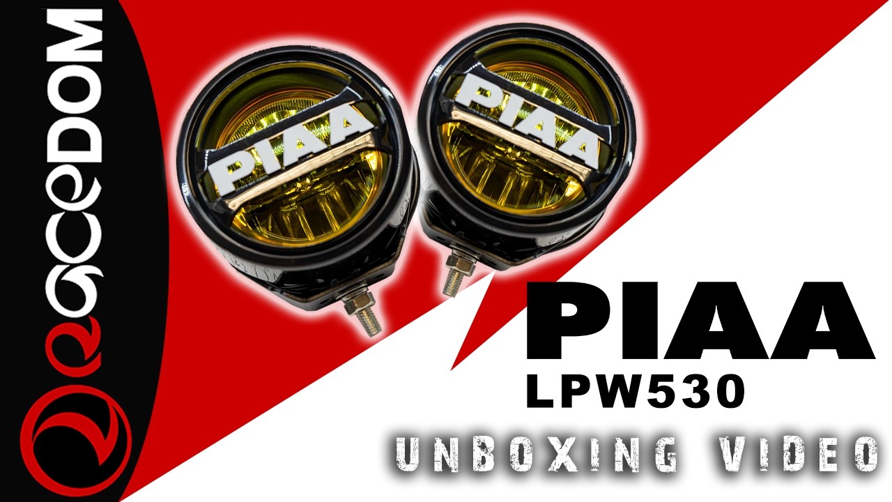 PIAA LPW530 / DKW538E LED Fog Light Kit Unboxing & Review - YouTube