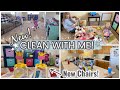 ✨ NEW! CLEAN WITH ME ✨ LIVING ROOM CLEAN | KITCHEN CLEAN | CLEANING MOTIVATION | NEW PLAYROOM CHAIRS