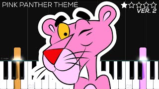 The Pink Panther Theme | EASY Piano Tutorial Resimi