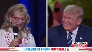 Voter to President Trump: “You’re so handsome when you smile.'