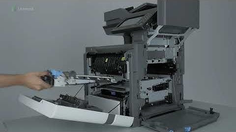 CX725 Series—Replacing the transfer module and ITM reset