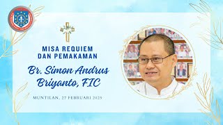 Misa requiem dan Pemakaman Br. Simon Andrus Briyanto, FIC