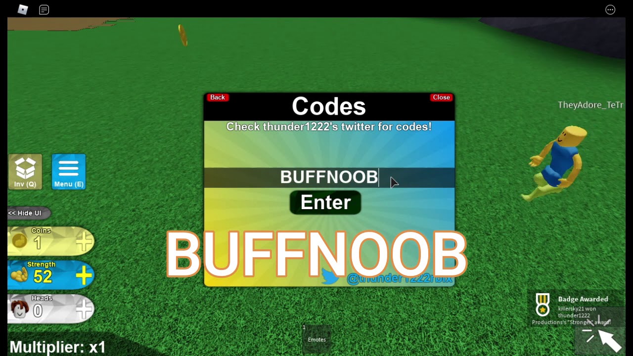 Codes In Noob Simulator Wiki