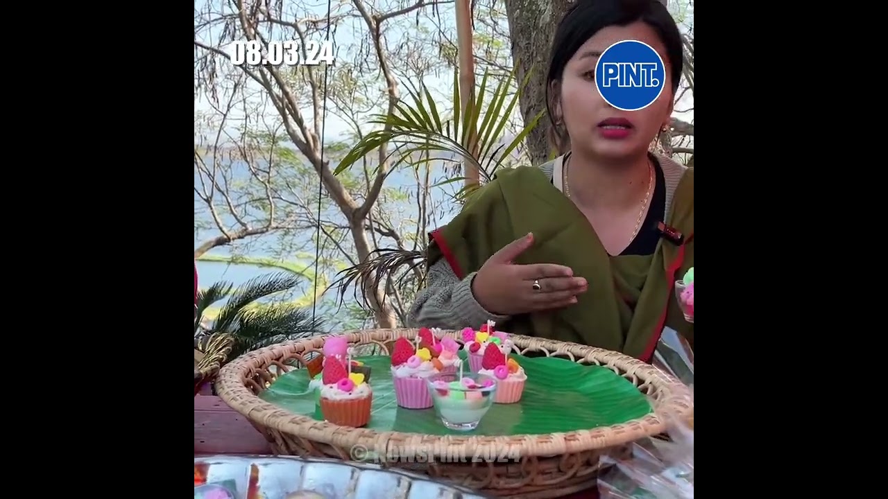 Bidyarani crafts scented candles with ice cream-inspired designs 