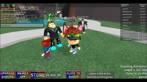 using admin in shouting simulator