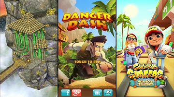 Temple Run 2 Sky Summit Vs Danger Dash Vs Subway Surfers Venice Beach - Endless Run Gameplay