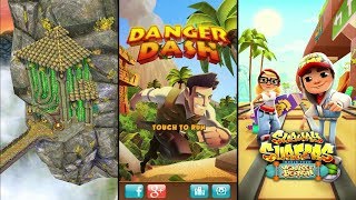 Temple Run 2 Sky Summit Vs Danger Dash Vs Subway Surfers Venice Beach - Endless Run Gameplay screenshot 1