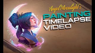 Moon'sWrath - Luna Portrait Timelapse by Angel Moonlight