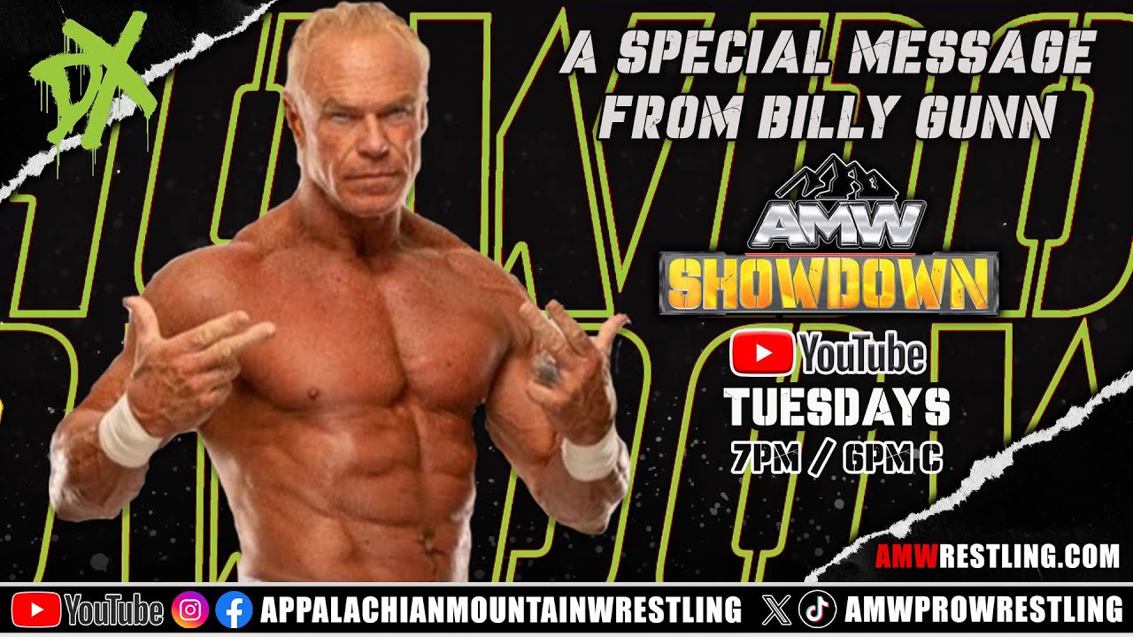 A SPECIAL MESSAGE FROM BILLY GUNN