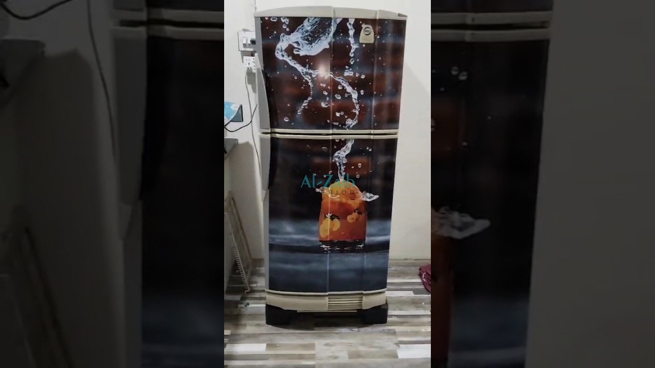 3D Fridge Sticker | Self Adhesive Waterproof 3D Refrigerator Sticker | Fridge Door Vinyle Sticker