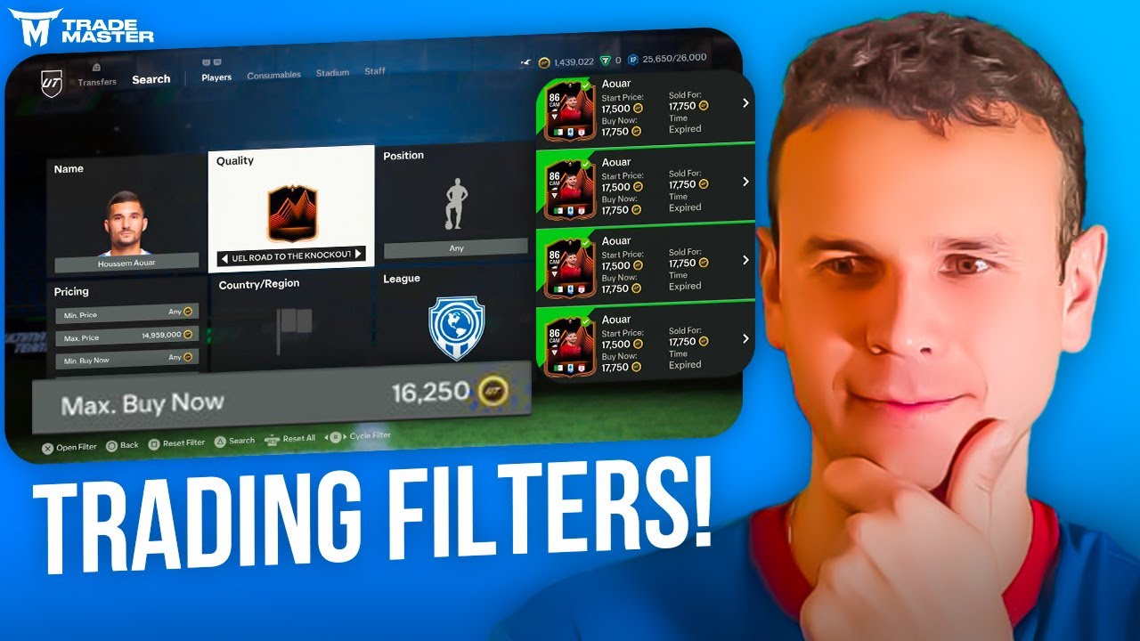SNIPING FILTERS IN EAFC 24| HOW TO TRADE IN EA FC 24 ULTIMATE TEAM
