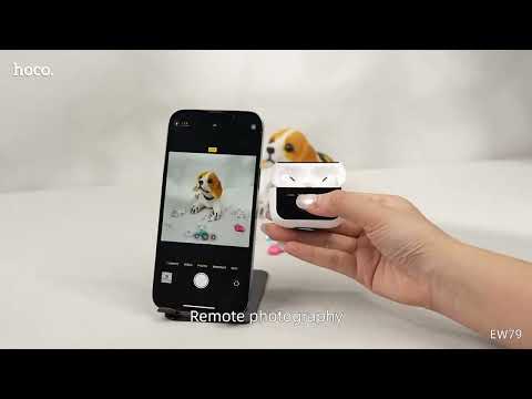 Бездротові навушники Hoco EW79 Bright ANC touch screen, видео 1