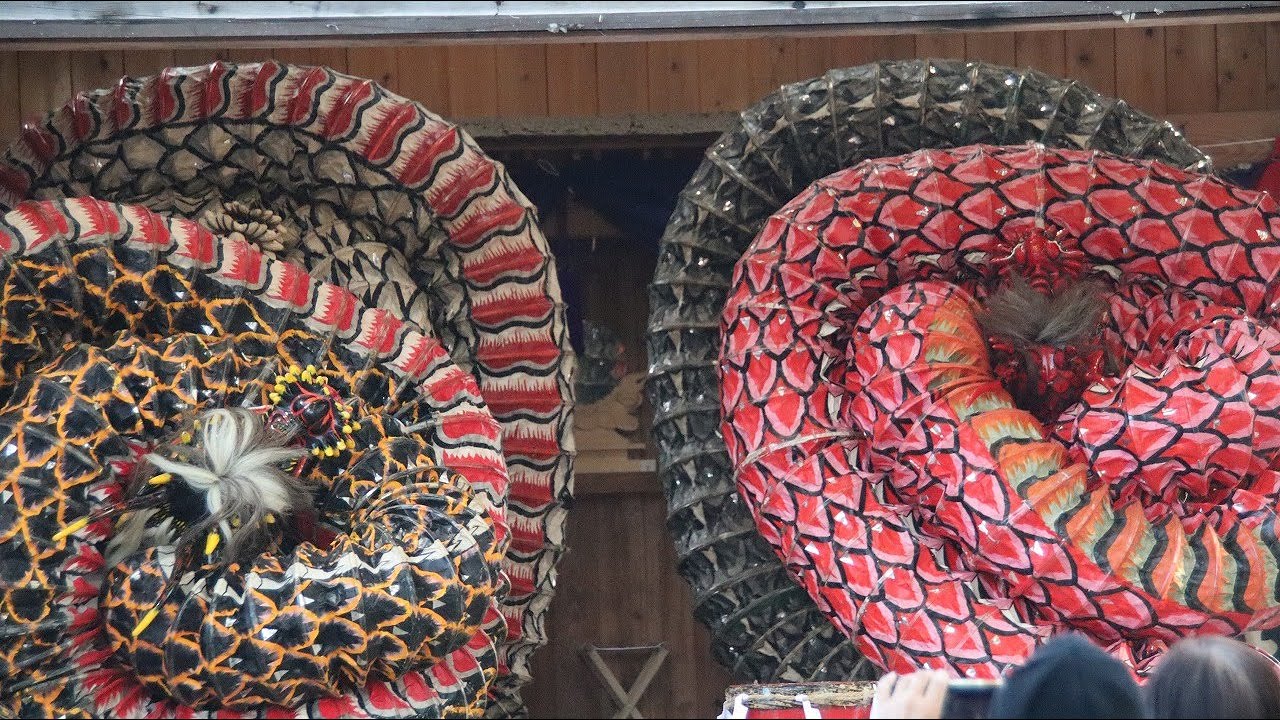 令和7年賀来神社新春奉納神楽　国分神楽社『大蛇退治』