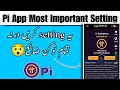 How to set pi lockup duration  pi mining app important setting